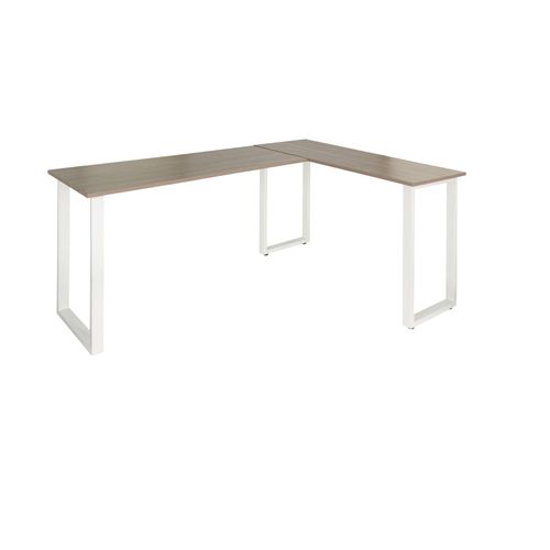 Bureau Workspace Basic I 165 X 120 Cm Gris/Blanc Hjh Office