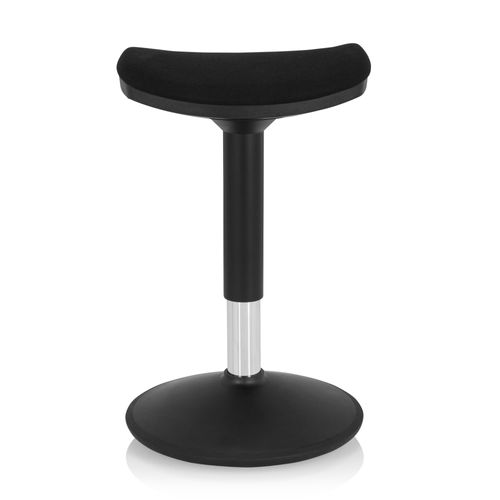 Tabouret / Aide À La Position Debout Balance Sit I B Tissu Noir Hjh Office