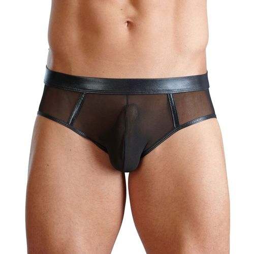 Slip Ouvert Transparent Noir - Svenjoyment