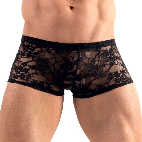 Boxer Dentelle Florale Noir - Svenjoyment