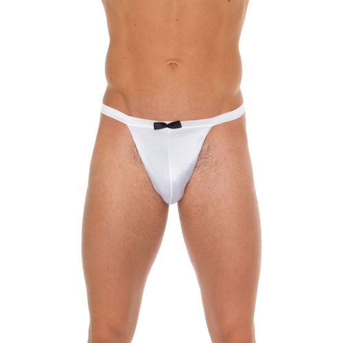String Homme Ouvert Noeud Papillon Blanc - Amorable By Rimba