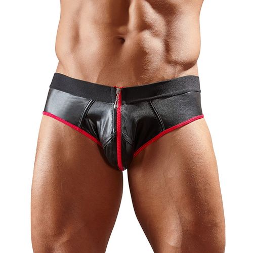 Slip Ouvert Homme Fermeture Eclair Noir - Svenjoyment