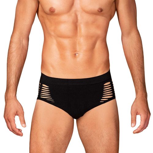 Slip M101 Homme Noir Noir - Obsessive