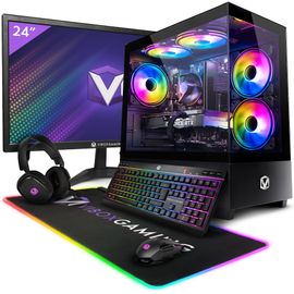 Vibox IV-44 PC Gamer - 24"" Écran Pack - 8 Core Intel i9 11900 Processeur - Nvidia GTX 1660 Super 6Go - 16Go RAM - 1TB NVMe SSD - Windows 11 - WiFi