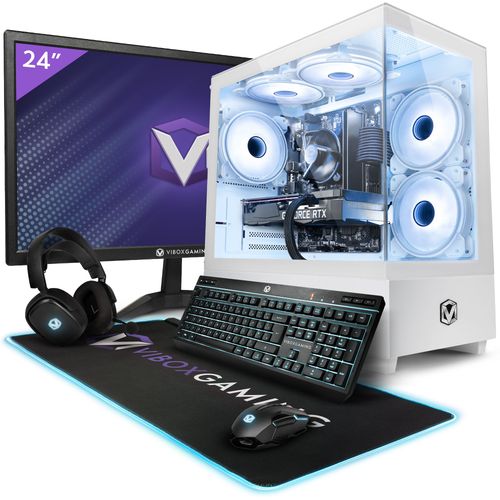 Vibox IV-122 PC Gamer - 24"" Écran Pack - 8 Core Intel i9 11900 Processeur - Nvidia RTX 4060 8Go - 16Go RAM - 1TB NVMe SSD - Windows 11 - WiFi