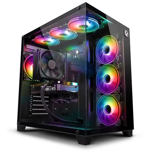Vibox VII-110 PC Gamer - Intel i7 14700F Processeur 5.2GHz - Nvidia RTX 4060 8Go - 16Go RAM - 1To NVMe M.2 SSD - 600W PSU - Windows 11 - WiFi