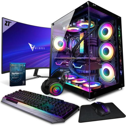 Vibox II-5 SG PC Gamer - 27"" 100Hz Écran Pack - Six Core Intel i5 11400F Processeur 4.4GHz - Nvidia RTX 3050 6Go - 16Go RAM - 1To NVMe M.2 SSD - 700W PSU - Windows 11 - WiFi