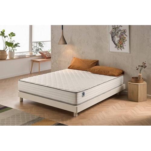 Matelas Activisco En Mousse Memofresh Viscoélastique Et Noyau Blue Latex + Tissu Aloetouch - 15 Cm - Naturalex 135x190 Cm Mi-Ferme