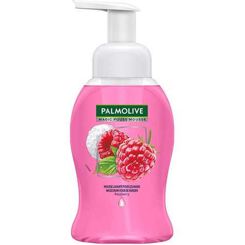 Palmolive Flacon Pompe 250ml Mousse Lavante Pouss'mousse Parfum Framboise 