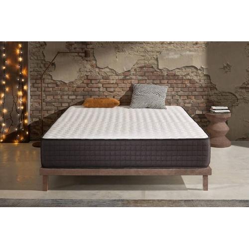 Matelas Haut De Gamme Titanium En Mousse Thermosoft + Technologie Blue Latex - 20 Cm - Naturalex 140x190 Cm Équilibré