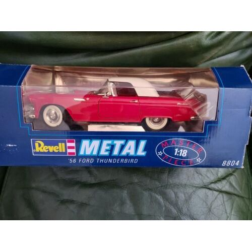 Revell Metal 1:18 Scale, '57 Ford Thunderbird Diecast Red 1:18