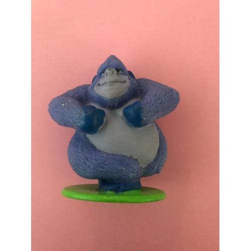 Figurine Gorille - Singe Violet - Bleu - Disney - Hasbro - 2002 - 5,5x5 Cm
