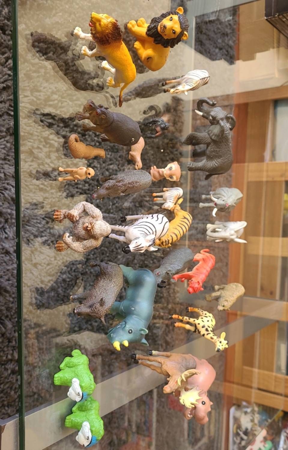 Animaux Sauvages - Lot De 25 Figurines, Lions, Rhinocéros, Éléphants, Singes, Tigres...