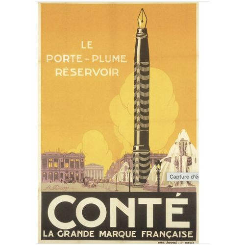 Affiche Conté Crayon