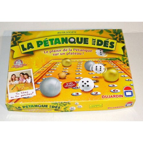 La Petanque Aux Des Sur Plateau Jeu De Societe Dujardin