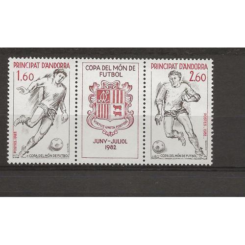 Andorre - Coupe Du Monde - Triptyque Neuf N° 302a