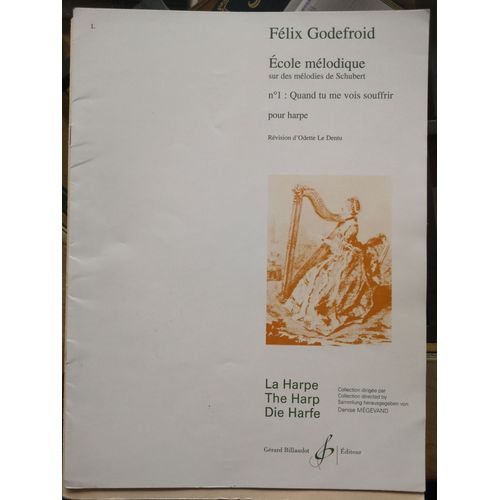 Partition Harpe École Mélodique Félix Godefroid