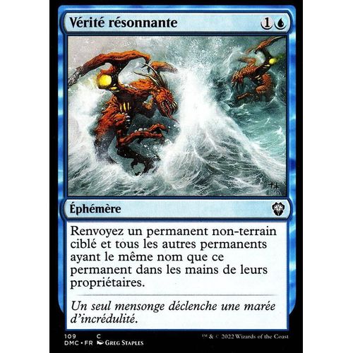 Vérité Résonnante - Magic - Deck Commander Dominaria Uni - C - 109