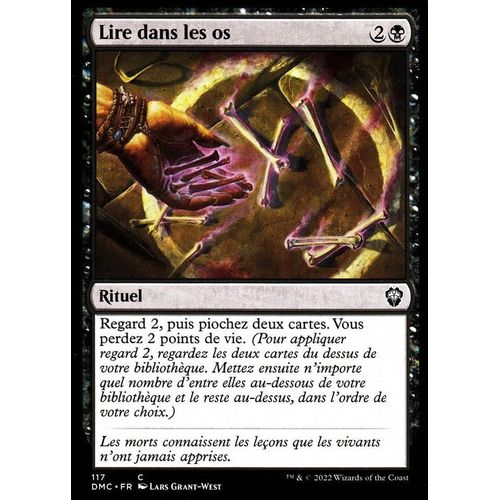 Lire Dans Les Os - Magic - Deck Commander Dominaria Uni - C - 117