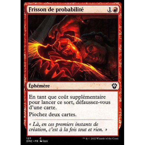 Frisson De Probabilité - Magic - Deck Commander Dominaria Uni - C - 127