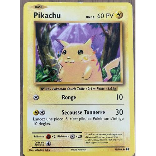 Carte Pokémon Pikachu 35/108