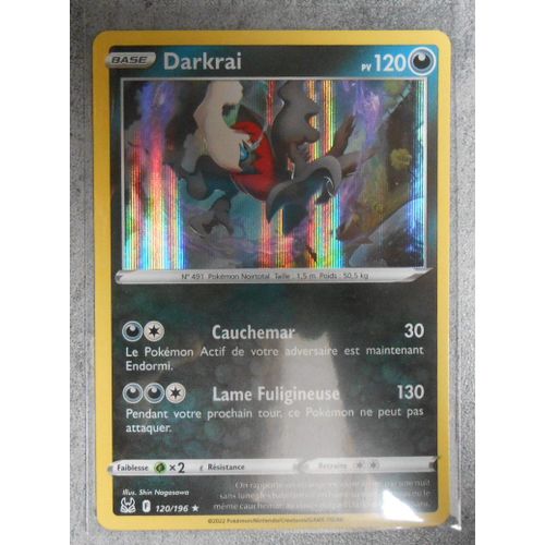 Darkrai Holo 120/196 - Eb11 - Origine Perdue - Vf