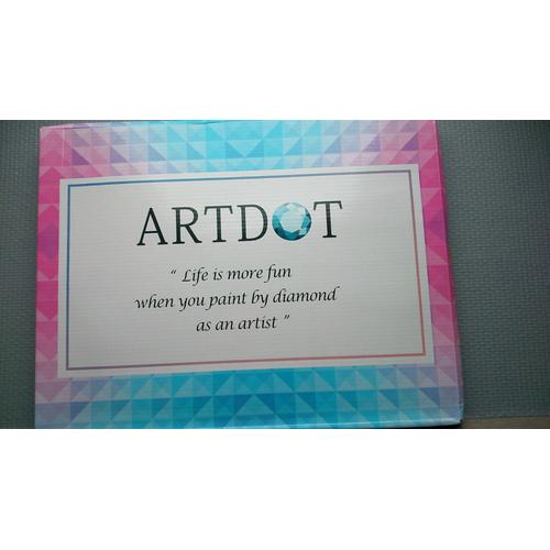 Boite Kit Loisirs Creatifs Diamond Painting Artdot Avec 4 Toiles