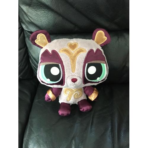 Peluche Panda Rose Violet Littlest Petshop Lps Hasbro 20cm