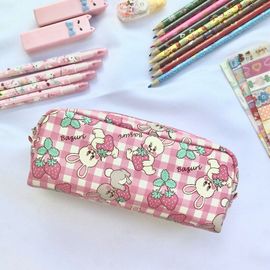 Honggetuzaï - Boîte À Crayons En Forme De Lapin Fraise, 1 Pièce, Kawaii, Fournitures Scolaires, Papeterie, Cadeau