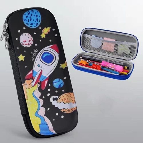 Étui À Crayons Astronaute Rocket Eva, Jolie Boîte À Crayons'école, Étui À Stylos Animaux Pour Enfants, Cadeaux Pour Étudiants, Sacs À Stylos Dessins Animés