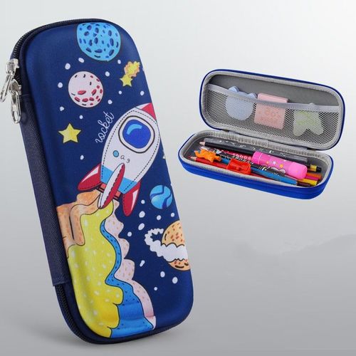 Étui À Crayons Astronaute Rocket Eva, Jolie Boîte À Crayons'école, Étui À Stylos Animaux Pour Enfants, Cadeaux Pour Étudiants, Sacs À Stylos Dessins Animés
