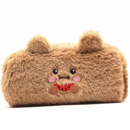 Étui À Crayons En Peluche Kawaii, Matériau De Haute Capacité, Escolar Stojo, Sac Ours Pour Fournitures Scolaires, Boîte Piornik