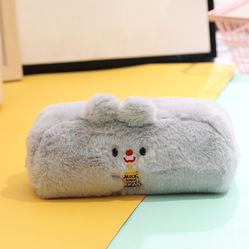 Étui À Crayons En Peluche Kawaii, Matériau De Haute Capacité, Escolar Stojo, Sac Ours Pour Fournitures Scolaires, Boîte Piornik