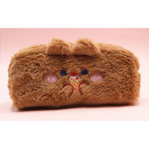 Étui À Crayons En Peluche Kawaii, Matériau De Haute Capacité, Escolar Stojo, Sac Ours Pour Fournitures Scolaires, Boîte Piornik