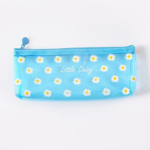 Grand Étui À Crayons Licorne Fleur Paillettes, Boîte À Crayons Créative En Pvc, Joli Sac À Crayons Pour Enfants, Cadeau, Fournitures Scolaires