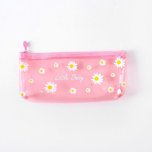 Grand Étui À Crayons Licorne Fleur Paillettes, Boîte À Crayons Créative En Pvc, Joli Sac À Crayons Pour Enfants, Cadeau, Fournitures Scolaires