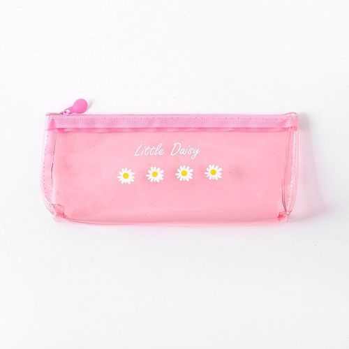 Grand Étui À Crayons Licorne Fleur Paillettes, Boîte À Crayons Créative En Pvc, Joli Sac À Crayons Pour Enfants, Cadeau, Fournitures Scolaires