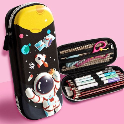 Jolie Boîte À Crayons 3d, Étui À Crayons Avec Animaux De Dessin Animé, Étui À Crayons Pour Filles, Boîte De Rangement De Fournitures Scolaires Pour Enfants