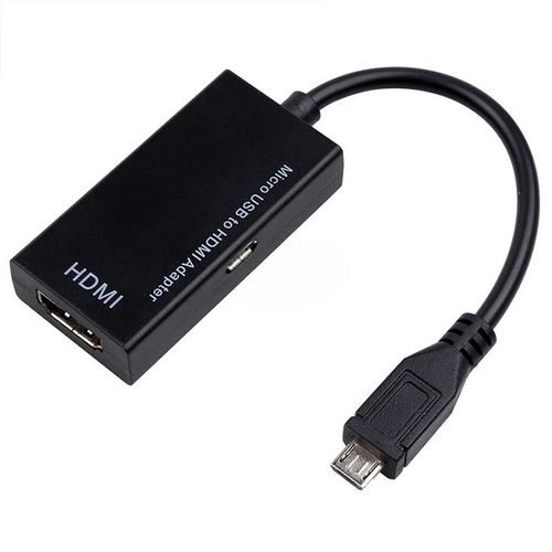Adaptateur Micro USB vers HDMI, câble adaptateur HD mâle vers femelle, câble Audio-vidéo 1080P, convertisseur MHL pour télévision, PC portable