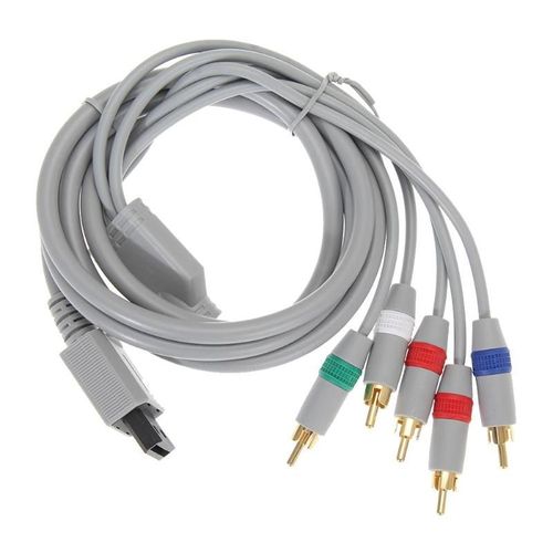 Câble Audio Et Vidéo Hdtv 1.8m 1080p Av 5rca, Câble Composant Hd Haute Définition Pour Console Nintendo Wii, Accessoires De Jeu
