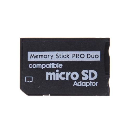 Adaptateur pour carte mémoire PSP Micro SD, 1 mo-128 go, Pro Duo