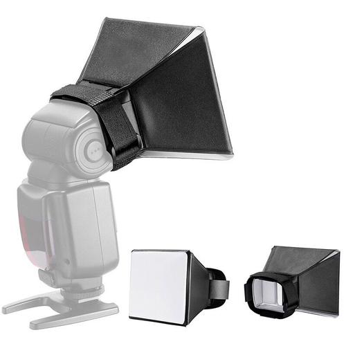 Diffuseur de lumière Flash, boîte à lumière pour Canon, Nikon, Sony, Sigma, Pentax, Vivitar, appareil Photo universel, 1 pièce