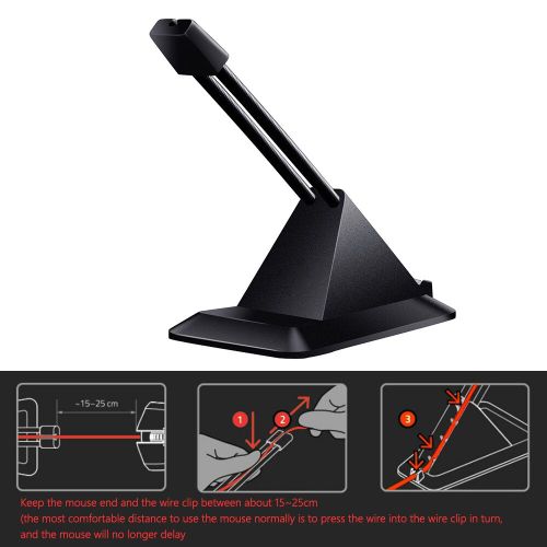 Pince à câble d'ordinateur, souris élastique, support fixe, organisateur de ligne, pince de câble, souris, pince à ressort