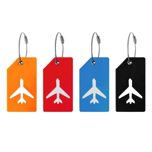 Étiquettes De Bagages Colorées En Silicone, Porte-Nom Et Adresse, Porte-Bagage Portable, Sac D'étiquette D'avion, Pendentif D'accès De Voyage
