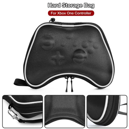 Housse De Protection Pour Manette De Jeu Xbox One, Étui Rigide Portable En Mousse À Air Pour Manette De Jeu, Léger Et Facile À Transporter