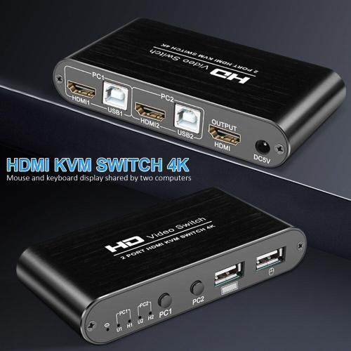 Répartiteur De Commutateur Compatible Avec Hdmi 3 Ports 4k * 2k, Sélecteur De Boîte 3x1, Vidéo Ultra Hd 1080p Pour Dvd Hdtv Xbox Pour Ps5