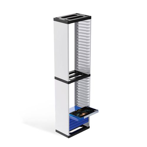 Support De Boîte Cd Pour Ps5, Support De Boîte De 36 Disques De Jeu, Support D'étagère Pour Console De Jeu Ps4, Xbox One, Accessoires De Support