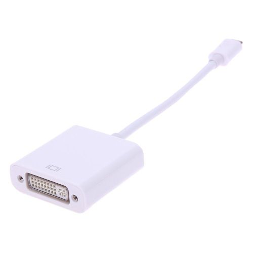 Adaptateur USB type-c mâle vers DVI femelle, prend en charge USB 1080 3.1 P pour MacBook et chrombox, câble adaptateur d'alimentation étendu DVI