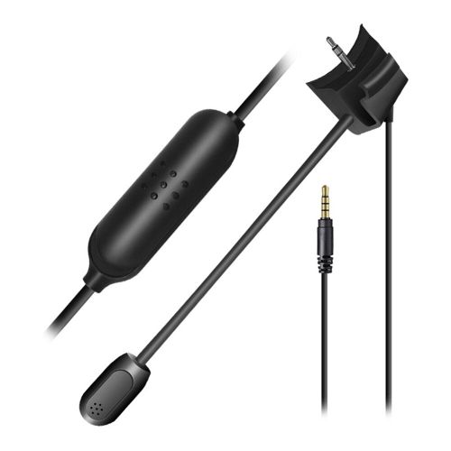 Microphone À Perche 3.5mm, Casque De Jeu À Réduction De Bruit, Micro Filaire Enfichable Pour Bose Qc35 Qc35 Ii, Pour Téléphones Pc, Skype, Ps4, Xbox One X/S