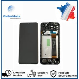 Ecran Lcd + Vitre Tactile Sur Châssis Pour Samsung Galaxy A13 Sm-A135f Gh82 + Outils